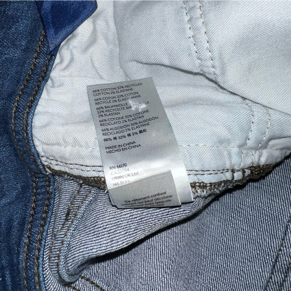 Anthropologie Pilcro Embroidered Side Stripe Slim Boyfriend Jeans, Sz 26/2 - Picture 10 of 11